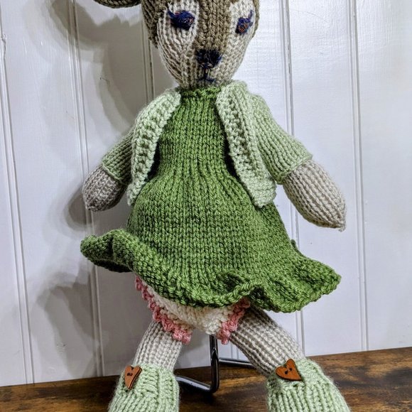 Meet Pauline  - Hand made stuffed Tricot doll baby birthday gift 20 inches - Picture 6 of 8